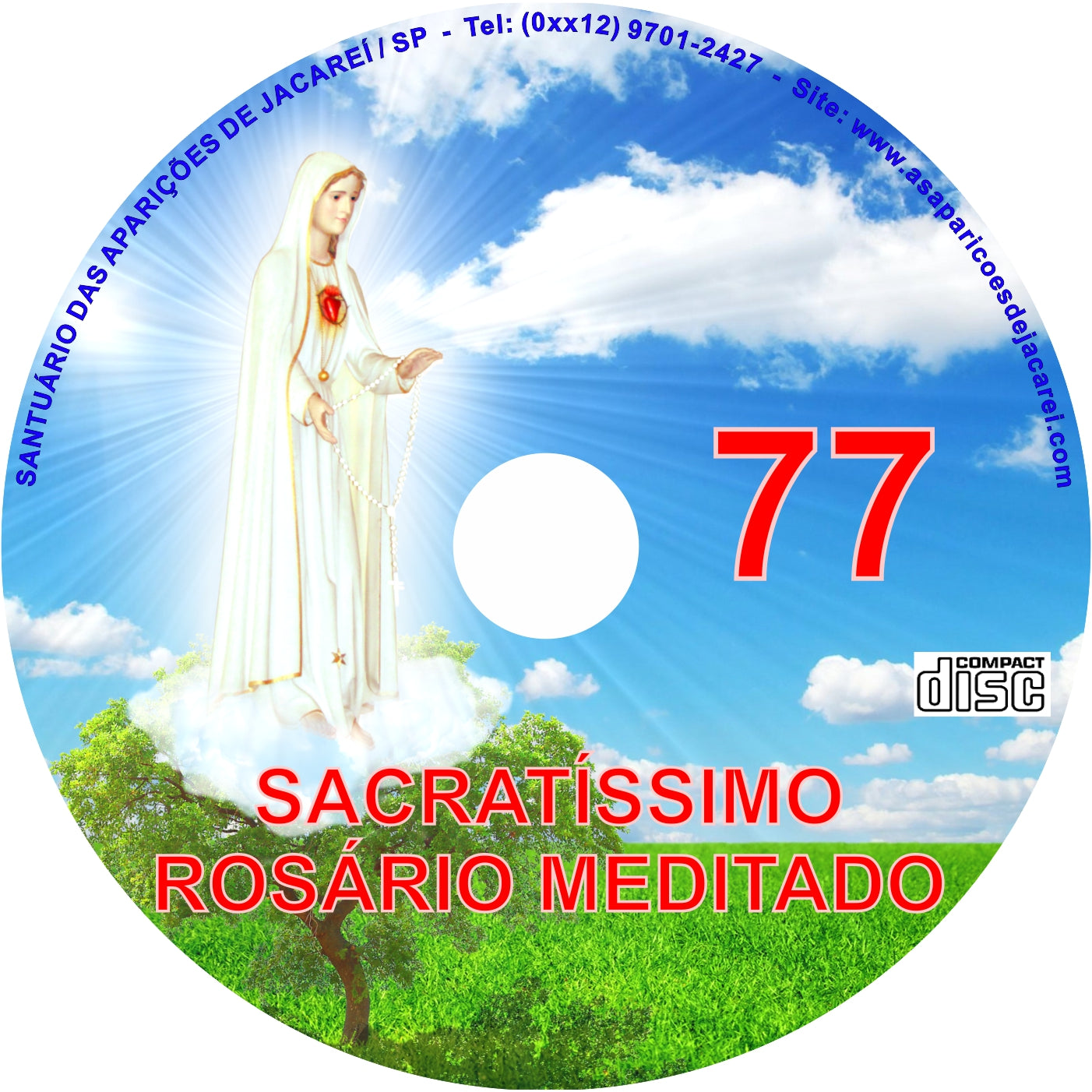 CD Rosário Meditado 077 CD Rosário Meditado 077